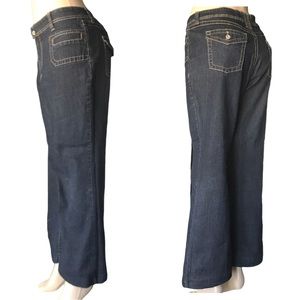 ANGELS Black Washed  Straight Leg Jeans Size 16P